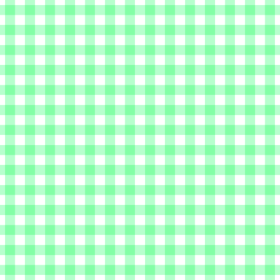 ギンガムチェック柄の背景透過PNGイラスト・パターン素材（緑色）