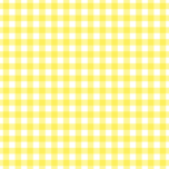 ギンガムチェック柄の背景透過PNGイラスト・パターン素材（黄色）