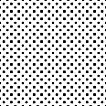 ドット柄（水玉模様）の背景透過PNGイラスト・パターン素材（黒色・モノクロ）
