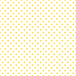 ドット柄（水玉模様）の背景透過PNGイラスト・パターン素材（黃色）