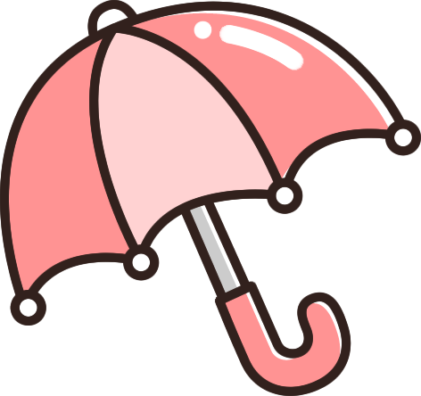 ピンク色の傘のイラスト イラストストック
