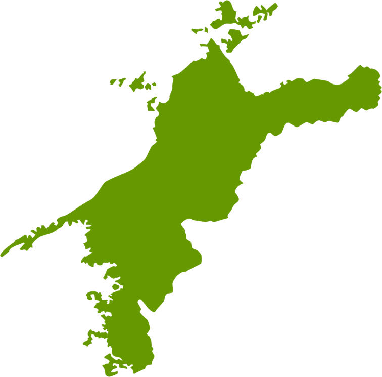 愛媛県地図の無料イラストフリー素材 イラストストック