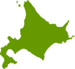 北海道地図の無料イラストフリー素材
