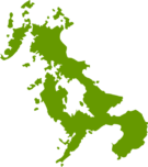 長崎県地図の無料イラストフリー素材