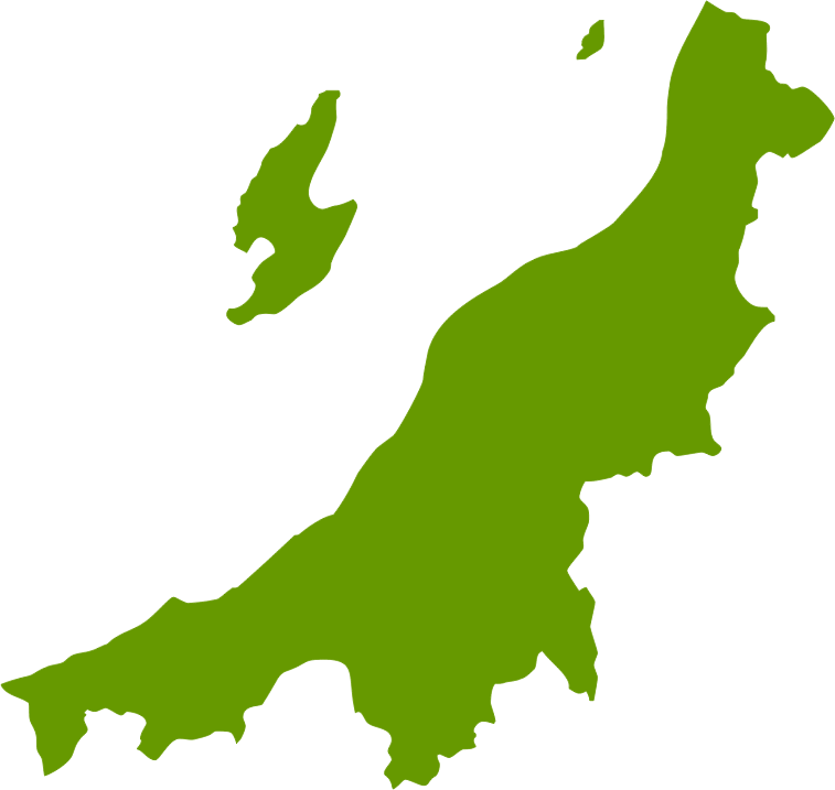 新潟県地図の無料イラストフリー素材 イラストストック